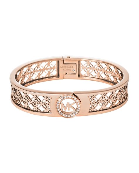 michael kors rose gold plated bangle|michael kors frames rose gold.